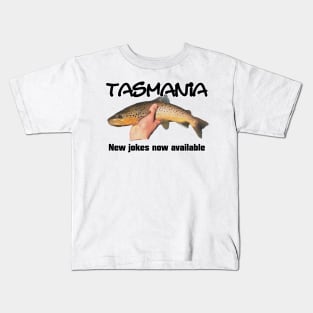 Tasmanian Trout Fishing Kids T-Shirt